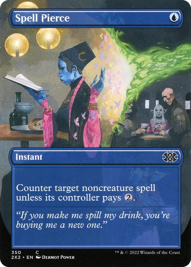 0350 Spell Pierce (Borderless) C Double Masters 2022