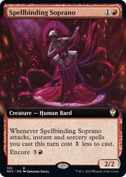 0153 Spellbinding Soprano (Extended Art) R Commander: Streets of New Capenna