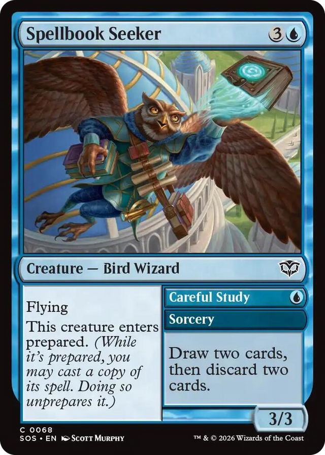 0068 Spellbook Seeker C Secrets of Strixhaven