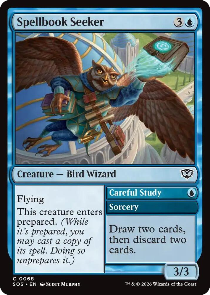 0068 Spellbook Seeker C Secrets of Strixhaven
