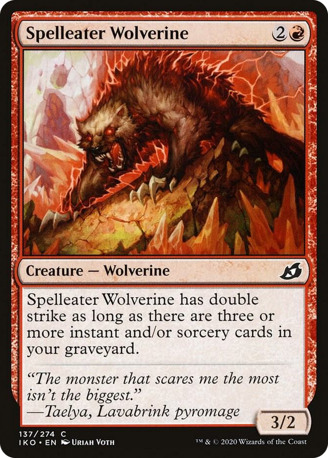 0137 Spelleater Wolverine C Lair of Behemoths