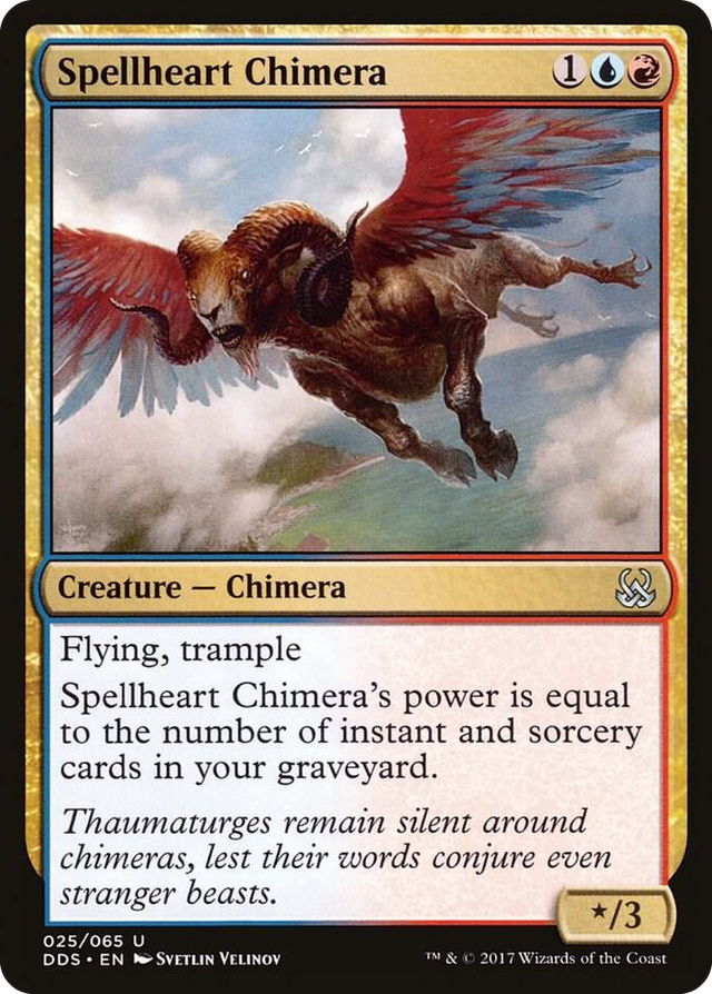 0025 Spellheart Chimera U Duel Decks: Mind vs. Might