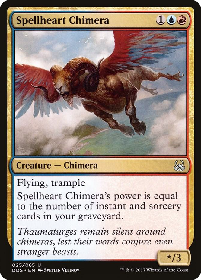 Spellheart Chimera #25 U - Duel Decks: Mind vs. Might Pokemon card