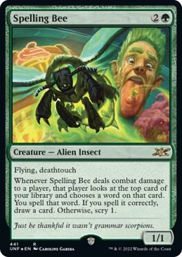 0441 Spelling Bee (Galaxy Foil) R Unfinity