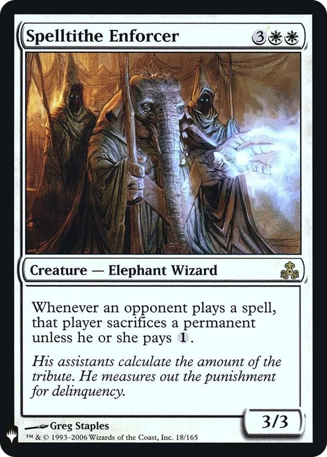 0018 Spelltithe Enforcer R The List Reprints