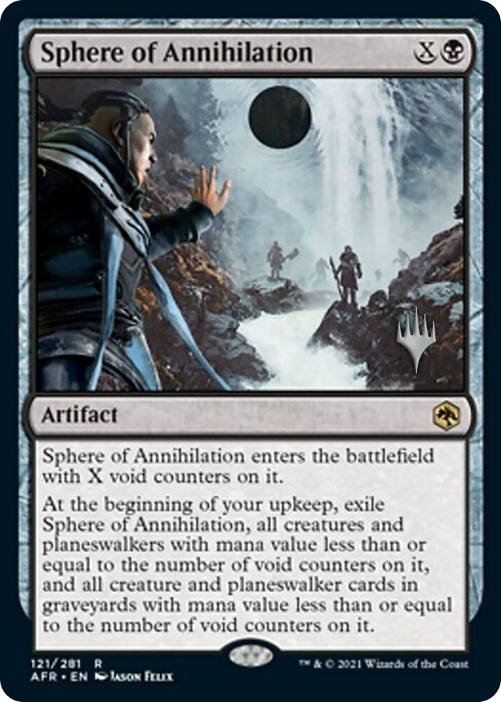 0121 Sphere of Annihilation R Promo Pack: Adventures in the Forgotten Realms