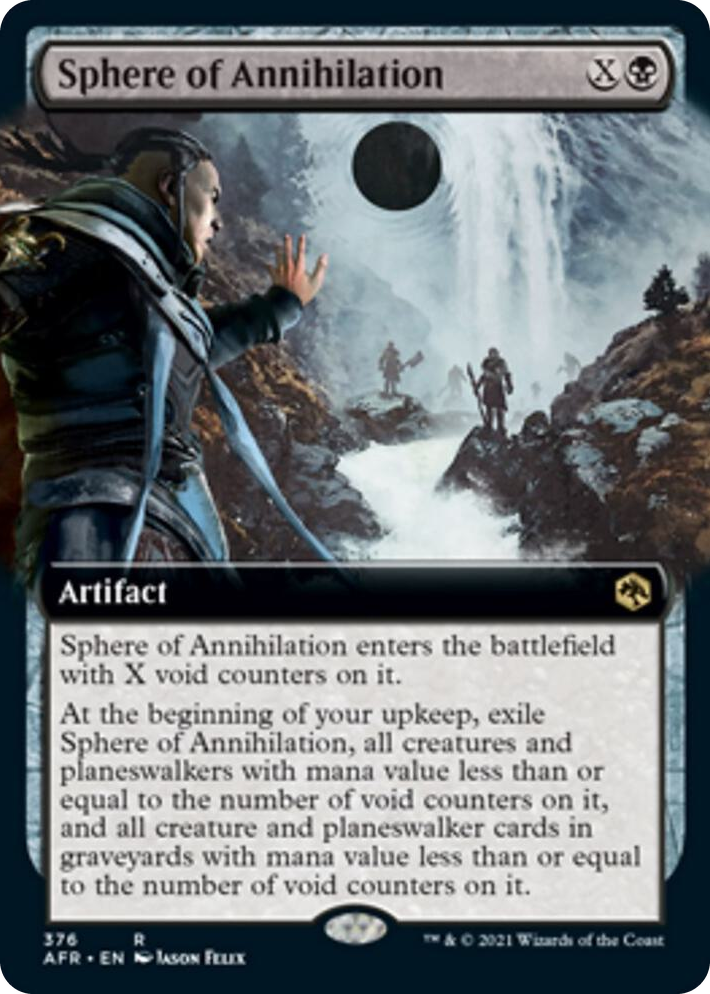0376 Sphere of Annihilation (Extended Art) R Adventures in the Forgotten Realms