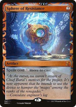 0047 Sphere of Resistance M Masterpiece Series: Kaladesh Inventions