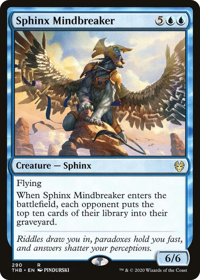 0290 Sphinx Mindbreaker R Theros Beyond Death