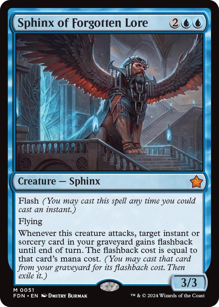 0051 Sphinx of Forgotten Lore M Foundations