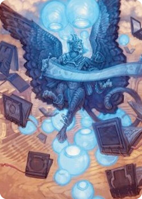 0033 Sphinx of Forgotten Lore Art Card (33/54) S Art Series: Foundations
