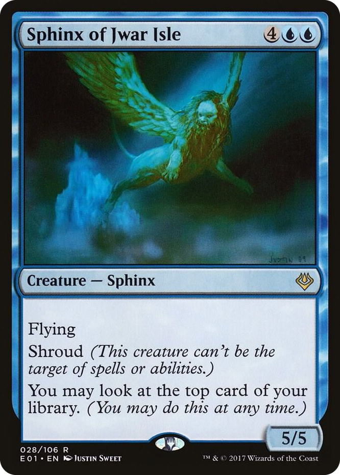 Sphinx of Jwar Isle #28 R - Archenemy: Nicol Bolas Pokemon card