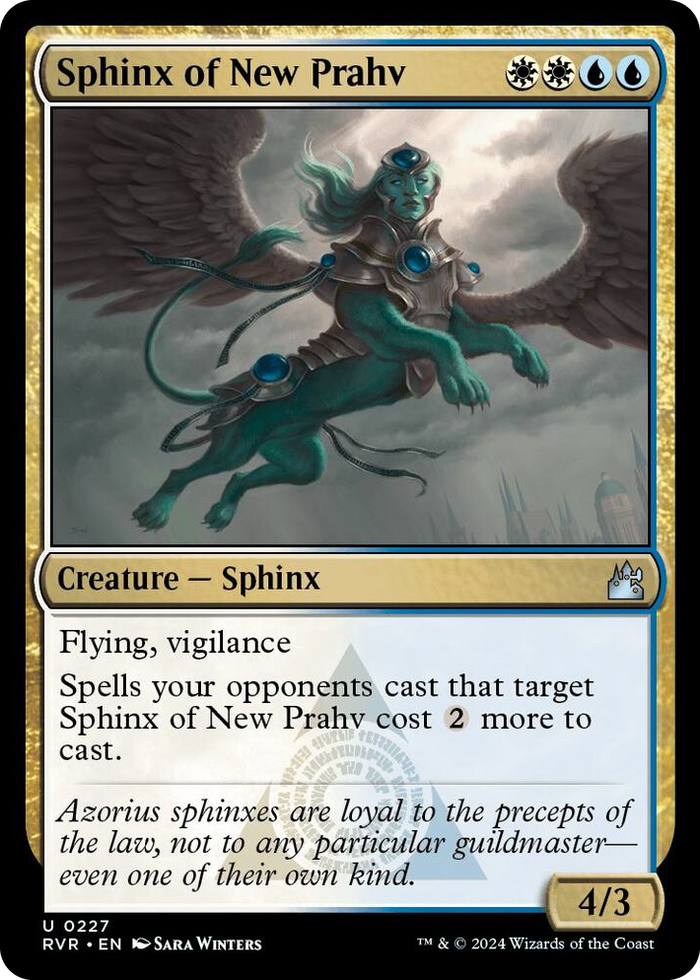Sphinx of New Prahv #227 U - Ravnica Remastered Pokemon card