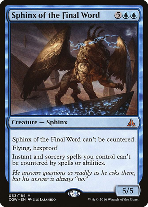 0063 Sphinx of the Final Word M Oath of the Gatewatch