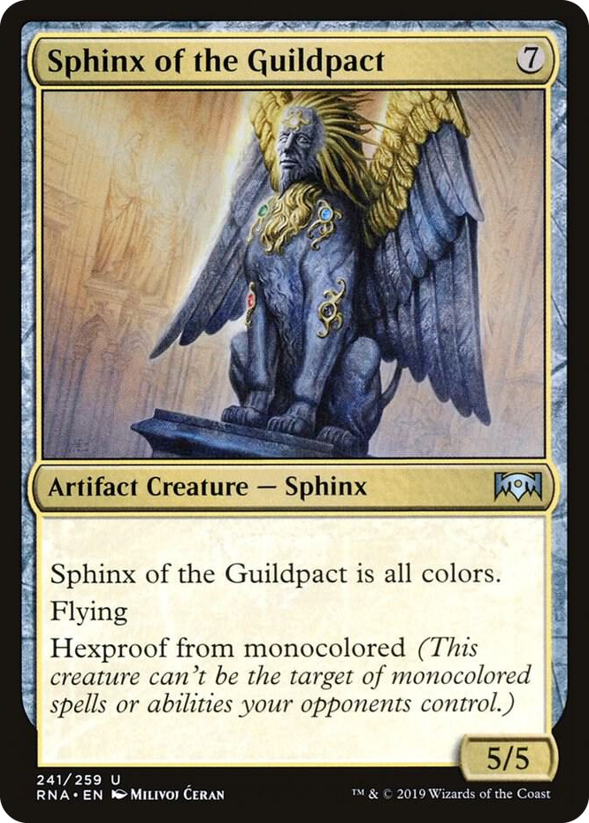 0241 Sphinx of the Guildpact U Ravnica Allegiance