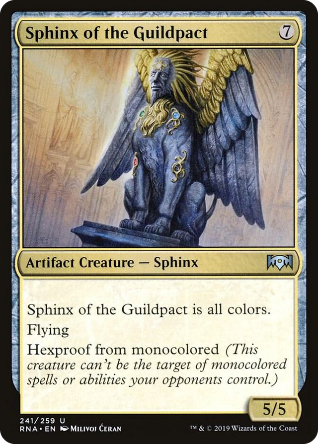0241 Sphinx of the Guildpact U Ravnica Allegiance