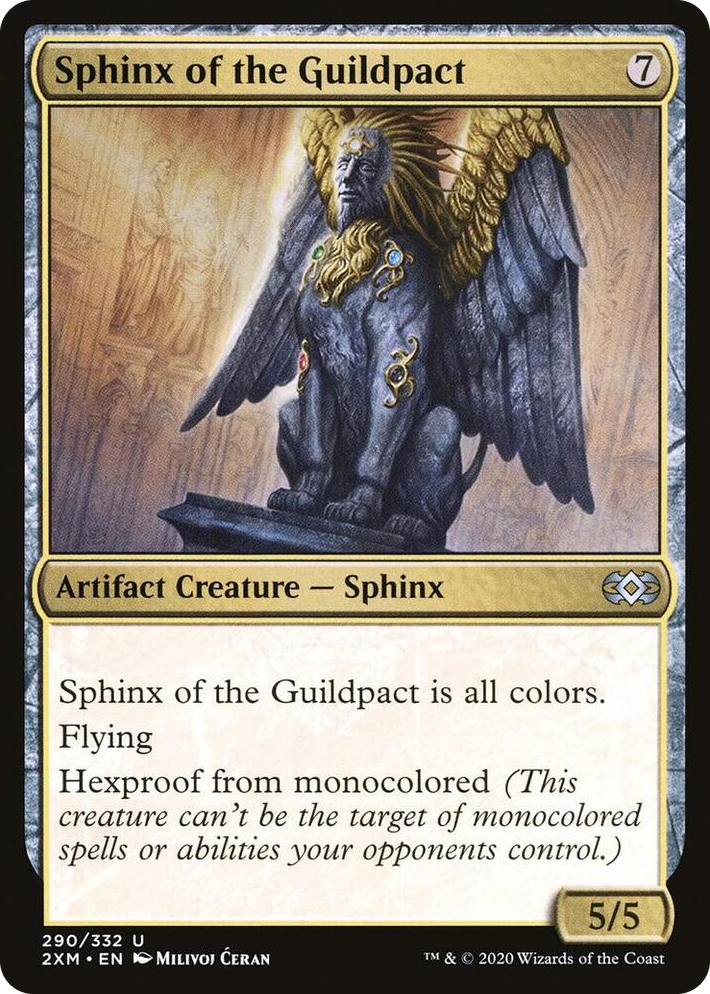 0290 Sphinx of the Guildpact U Double Masters