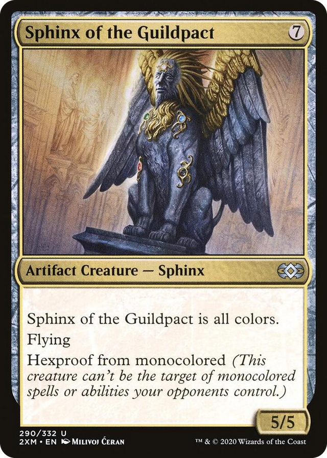 0290 Sphinx of the Guildpact U Double Masters