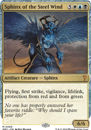 0089 Sphinx of the Steel Wind (White Border) M Mystery Booster 2