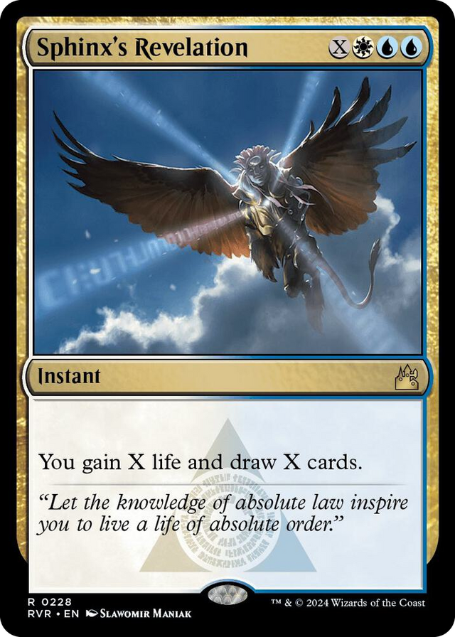 0228 Sphinx's Revelation R Ravnica Remastered