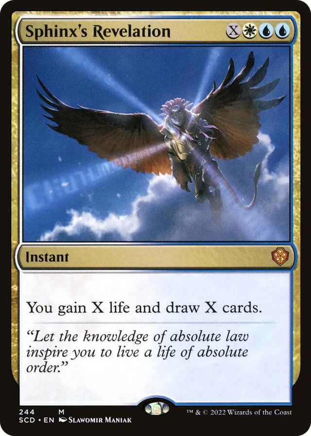 0244 Sphinx's Revelation M Starter Commander Decks