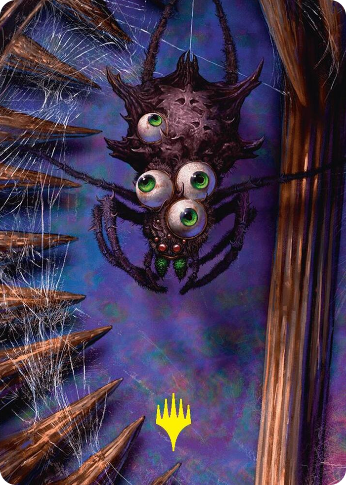 Spider Art Card (Gold-Stamped Planeswalker Symbol) #54 S - Art Series: Duskmourn: House of Horror Pokemon card