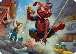 0019 Spider-Ham, Peter Porker Art Card S Art Series: Marvel's Spider-Man