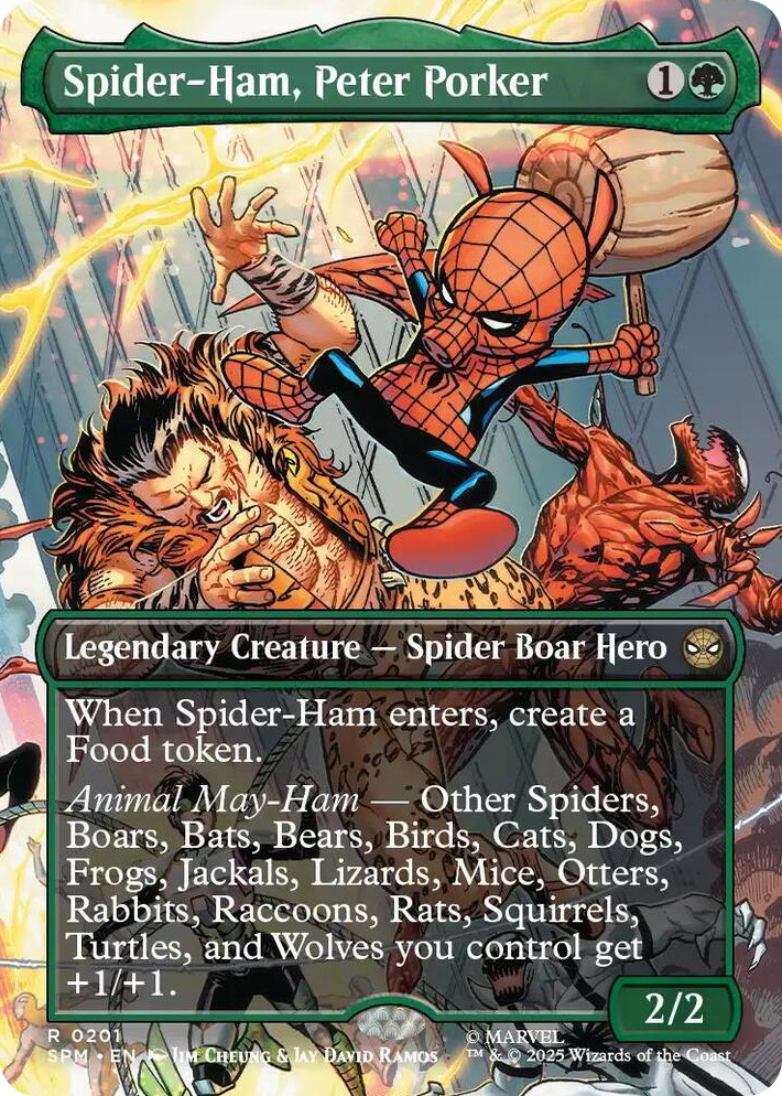 0201 Spider-Ham, Peter Porker (Borderless) R Marvel's Spider-Man