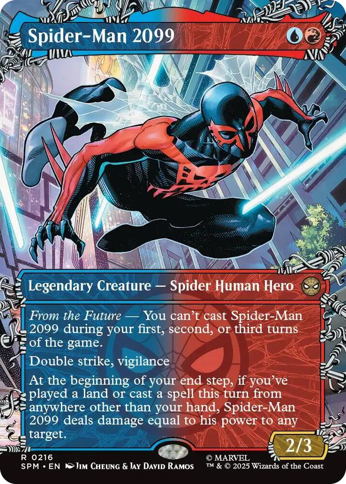 0216 Spider-Man 2099 (0216) (Borderless) R Marvel's Spider-Man