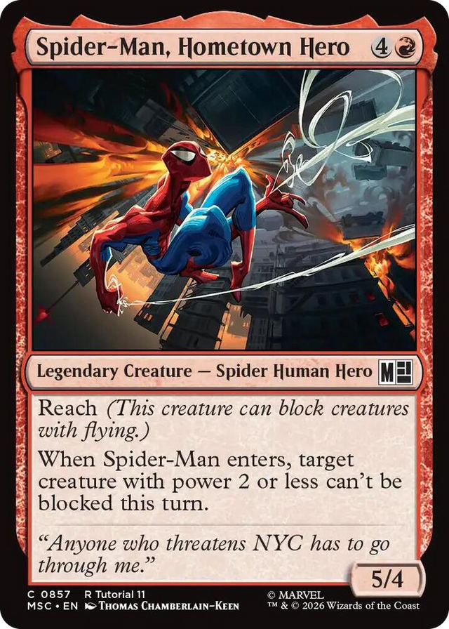 0857 Spider-Man, Hometown Hero (0857) C Commander: Marvel Super Heroes