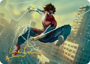 0031 Spider-Man India Art Card (Gold-Stamped Signature) S Art Series: Marvel's Spider-Man