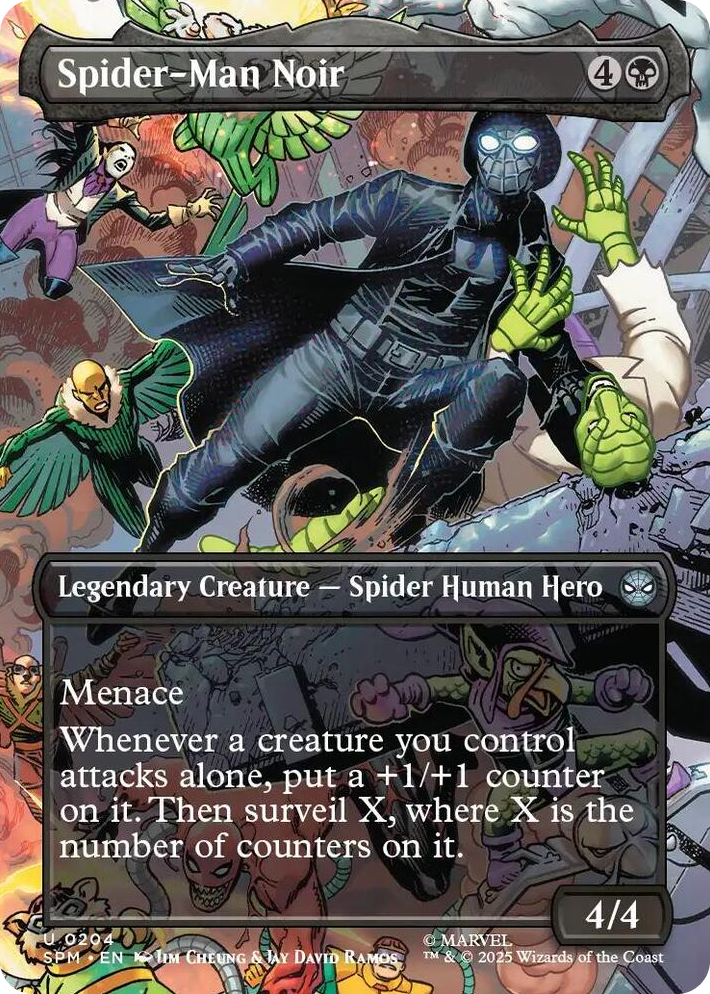 0204 Spider-Man Noir (Borderless) U Marvel's Spider-Man