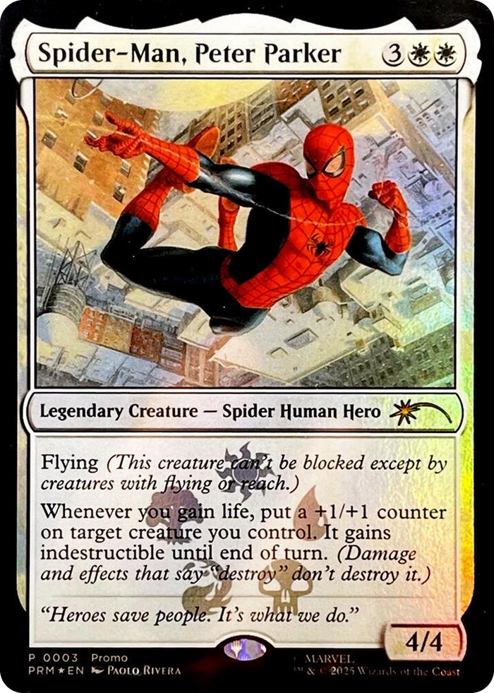 Spider-Man, Peter Parker #3 P - Unique and Miscellaneous Promos Pokemon card