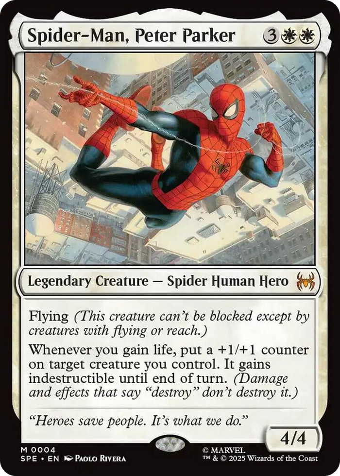 Spider-Man, Peter Parker #4 M - Marvel's Spider-Man: Eternal-Legal Pokemon card