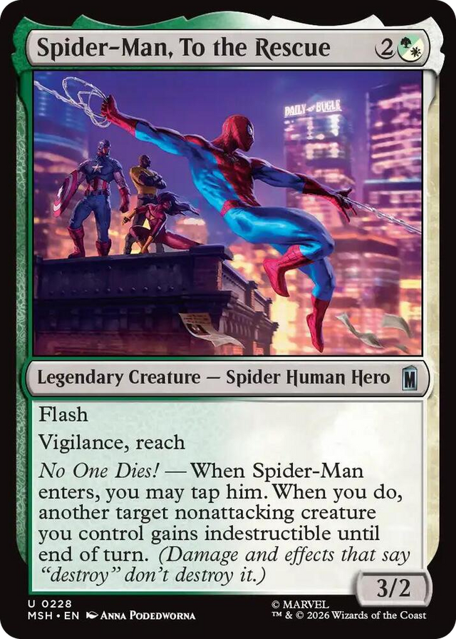 0228 Spider-Man, To the Rescue U Marvel Super Heroes