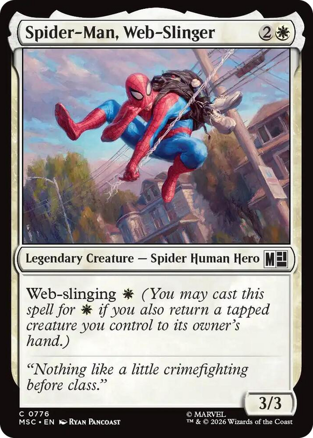 0776 Spider-Man, Web-Slinger C Commander: Marvel Super Heroes