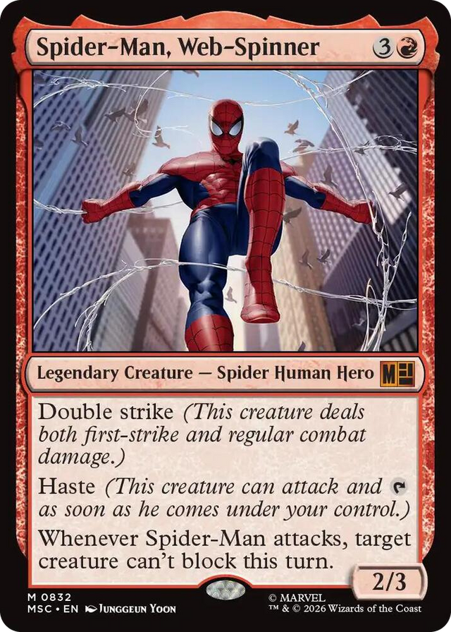 0832 Spider-Man, Web-Spinner M Commander: Marvel Super Heroes