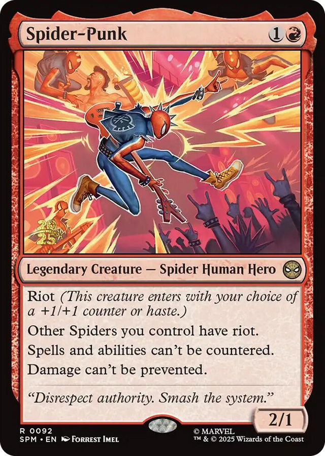 0092 Spider-Punk R Prerelease Cards