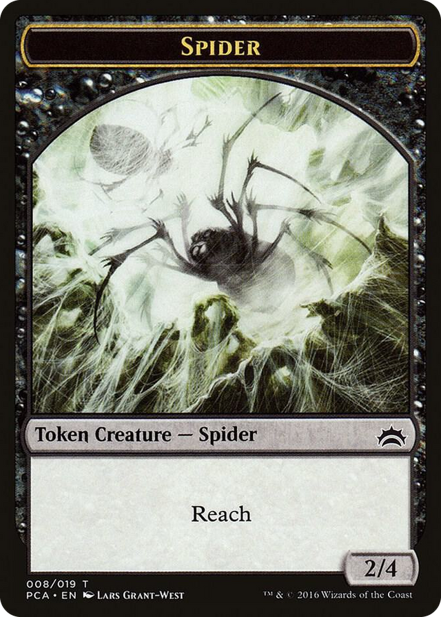 0008 Spider // Saproling Double-Sided Token T Planechase Anthology
