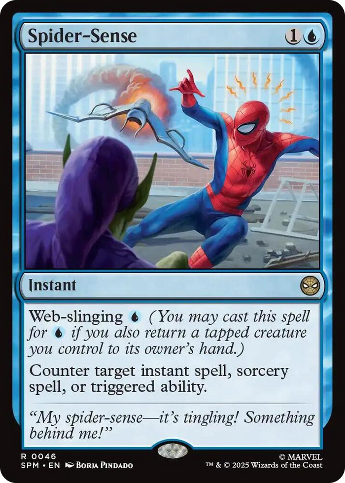 Spider-Sense #46 R - Marvel's Spider-Man Pokemon card