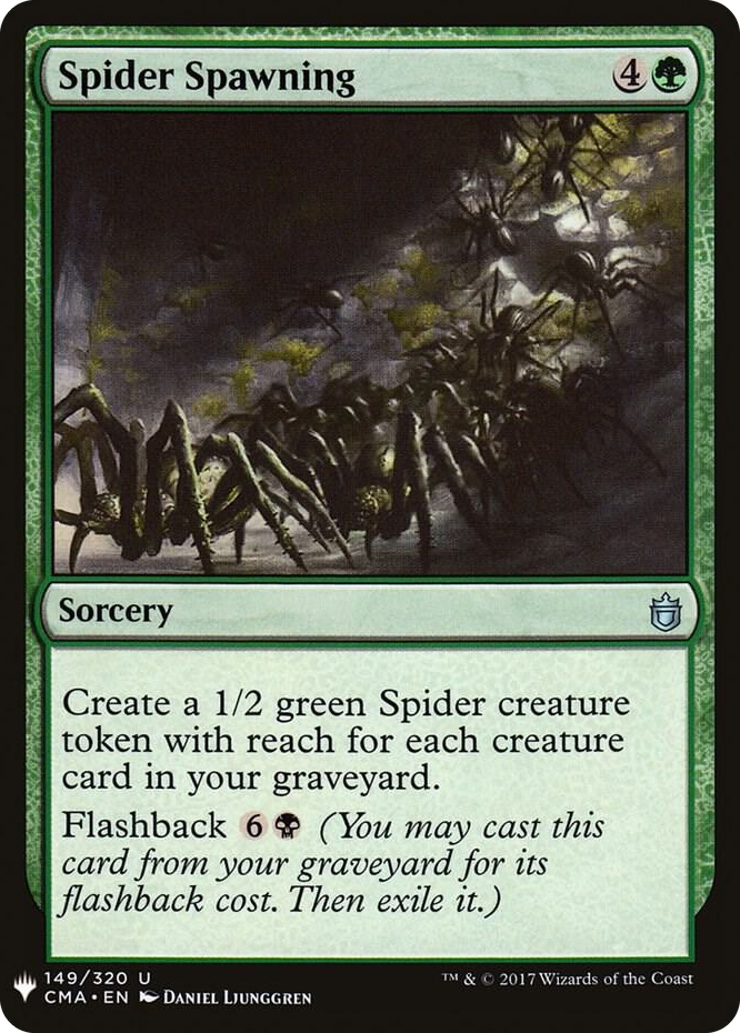 Spider Spawning #149 U - The List Reprints Pokemon card