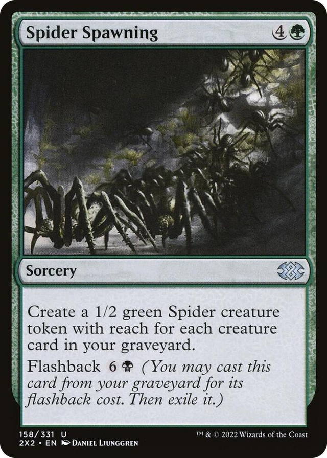 0158 Spider Spawning U Double Masters 2022