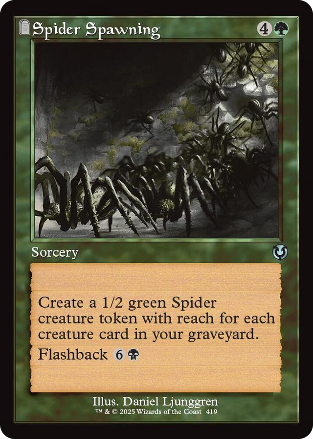 0419 Spider Spawning (Retro Frame) U Innistrad Remastered