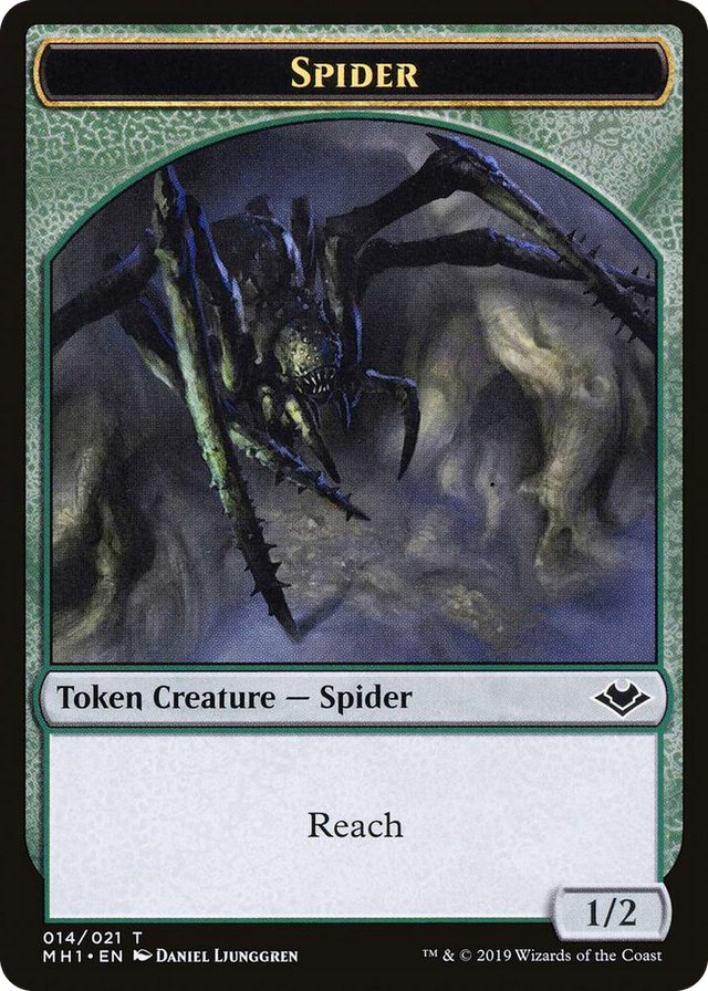 0014 Spider // Spirit Double-Sided Token T Modern Horizons
