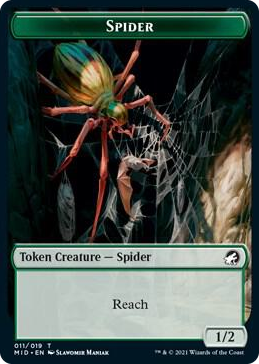 0011 Spider Token T Innistrad: Midnight Hunt
