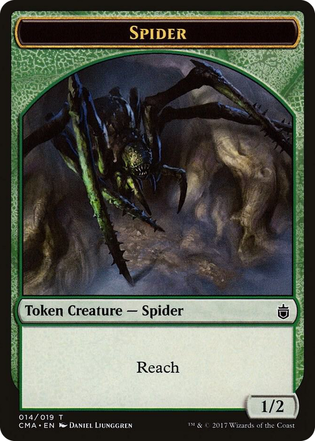 0014 Spider Token (014) T Commander Anthology