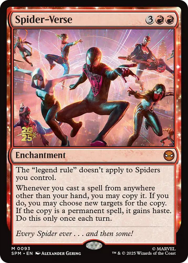 0093 Spider-Verse M Prerelease Cards