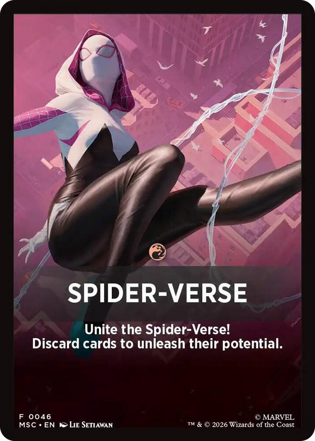 0046 Spider-Verse Theme Card T Commander: Marvel Super Heroes