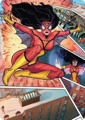 0051 Spider-Woman, Stunning Savior Art Card S Art Series: Marvel's Spider-Man