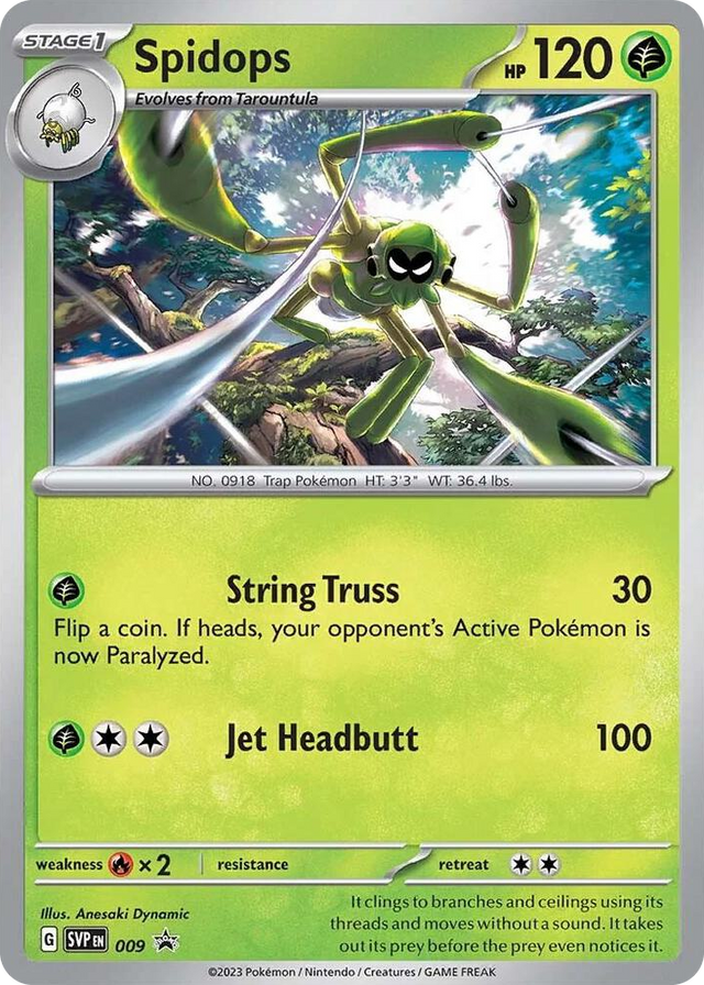 0009 Spidops - 009 Promo Scarlet & Violet Promo Cards